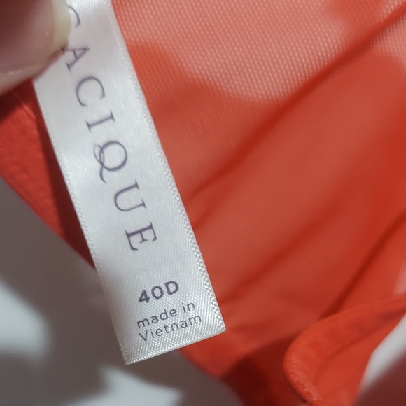 Cacique lightly lined french balconette bra 40D - Picture 6 of 6